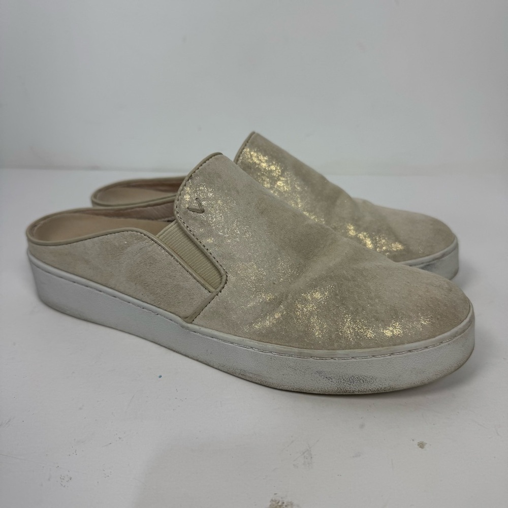 Vionic Dakota Metallic Slip On Mules Sneakers Casual Comfort